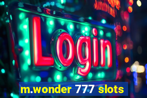 m.wonder 777 slots